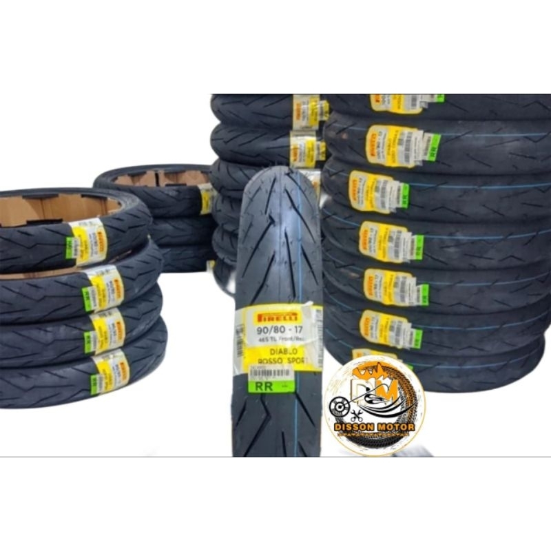 Pirelli Diablo Rosso 70/90-17 80/90-17 90/80-17 100/80-17 110/70-17 120/70-17 Bonus Pentil Ban Pirel