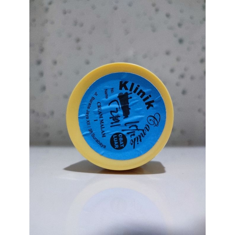 Cream malam I Klinik Cantik Baratajaya Surabaya