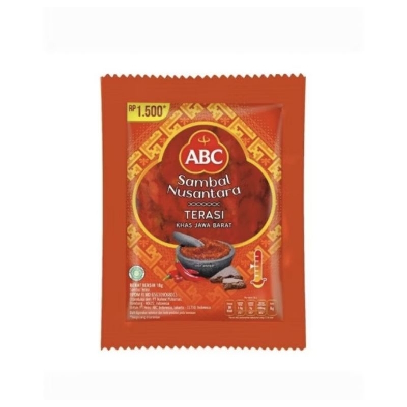 

ABC Sambal Terasi 1 pack isi 10's