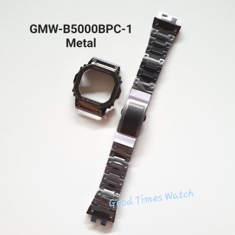 PAKET BEZEL STRAP G-SHOCK GMW-B5000BPC-1 GMW B5000BPC GMW B5000 METAL CASIO ORIGINAL