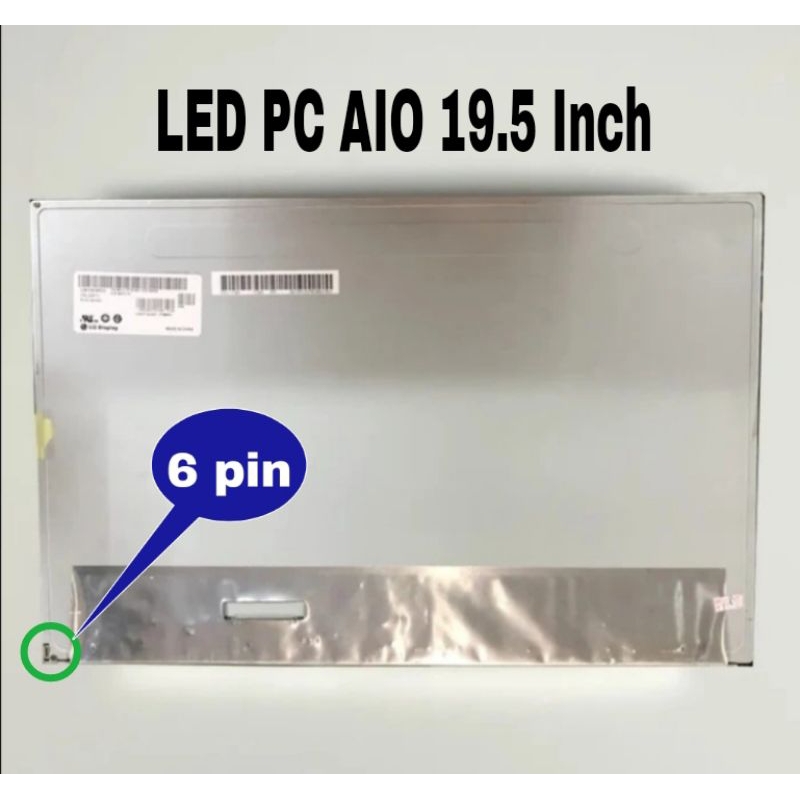 Layar LED LCD PC All In One Lenovo V130-20IAP V130-20IGM LM195WX1 SL A1 AIO 19.5 Inch