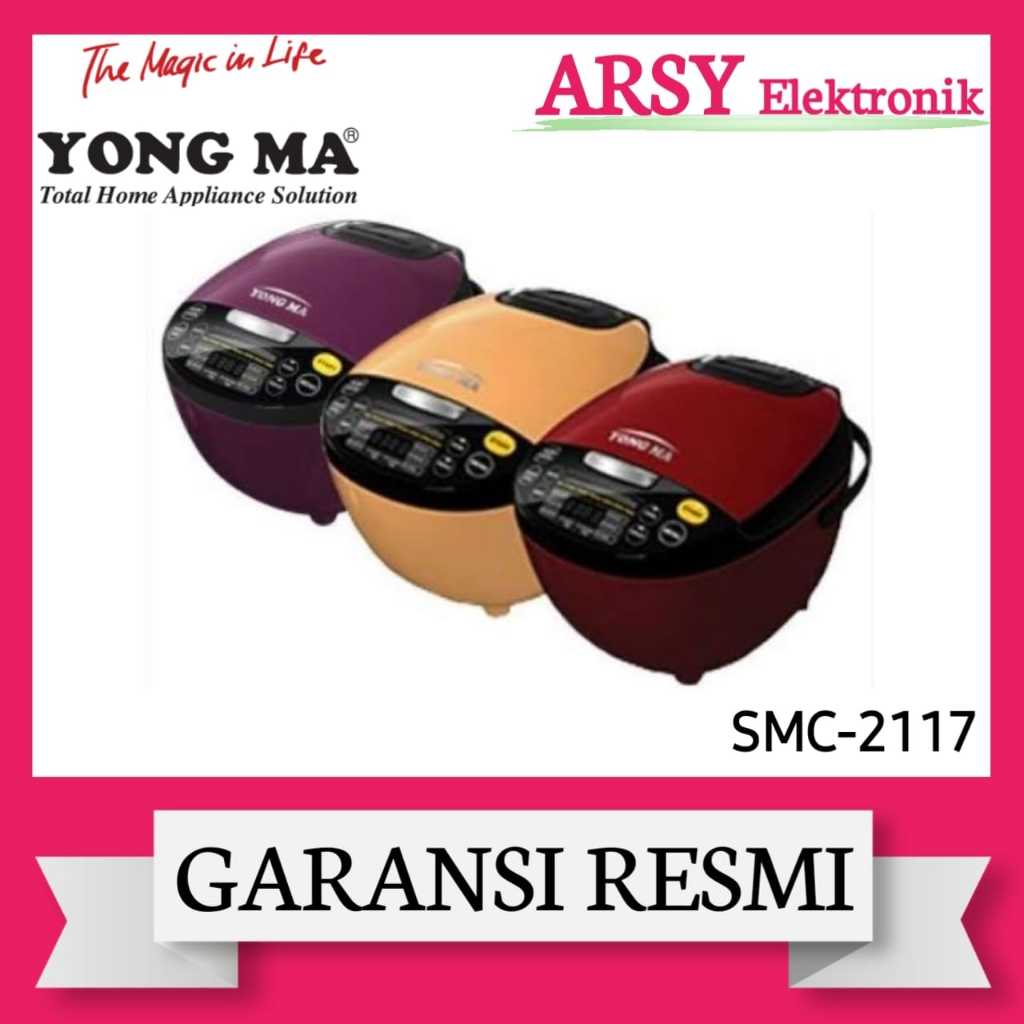 MAGIC COM YONGMA 2LITER SCM-2117/YONGMA MAGIC COM 2LITER SMC-2117 GARANSI RESMI