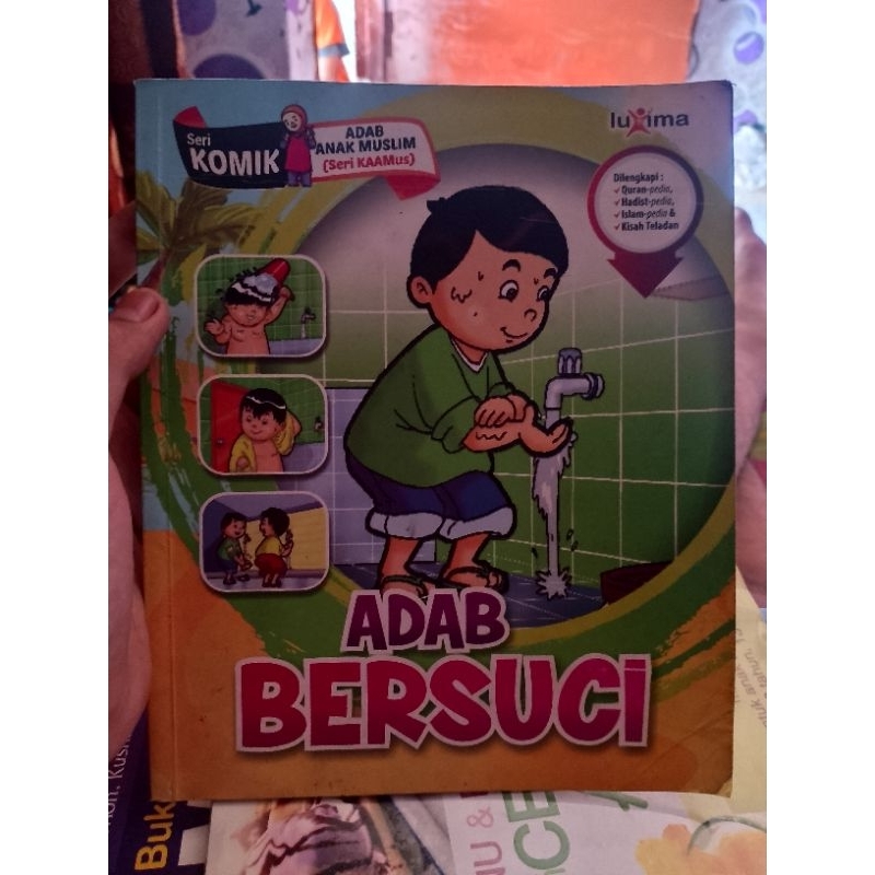 BUKU SERI KOMIK ADAB ANAK MUSLIM | ADAB BERSUCI