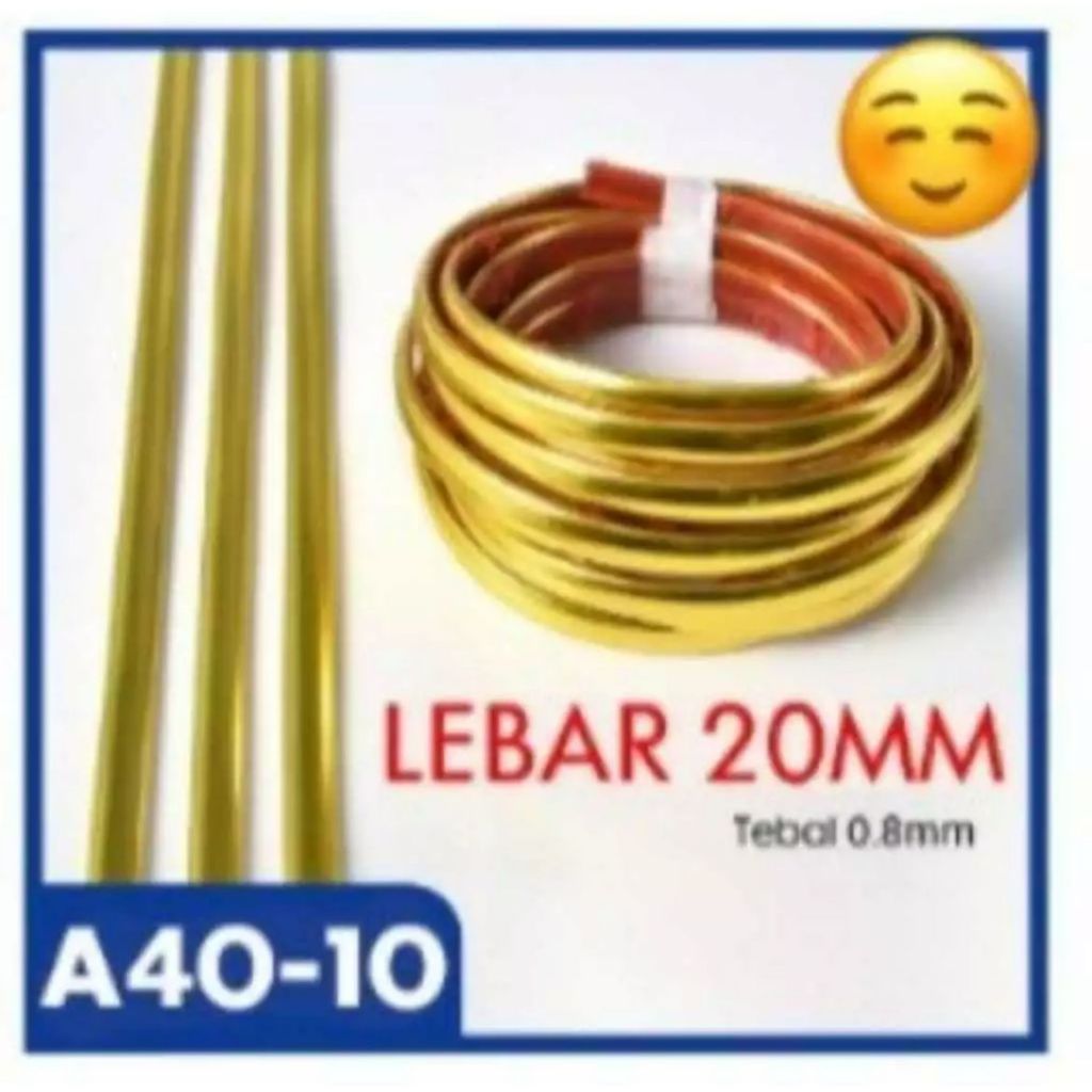 List Gold List Dinding Gold Strip Molding