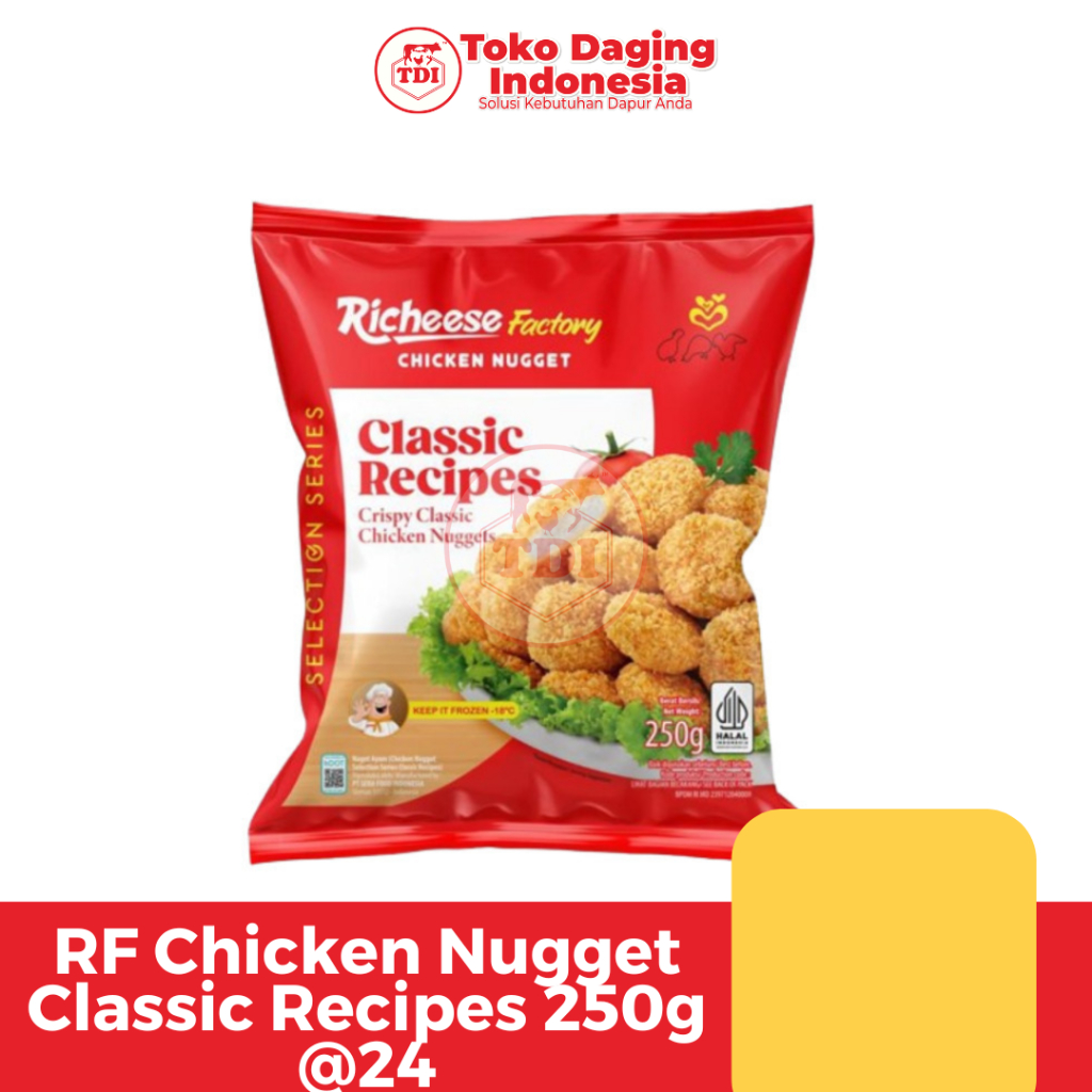 

RF Chicken Nugget Classic Recipes 250g @24