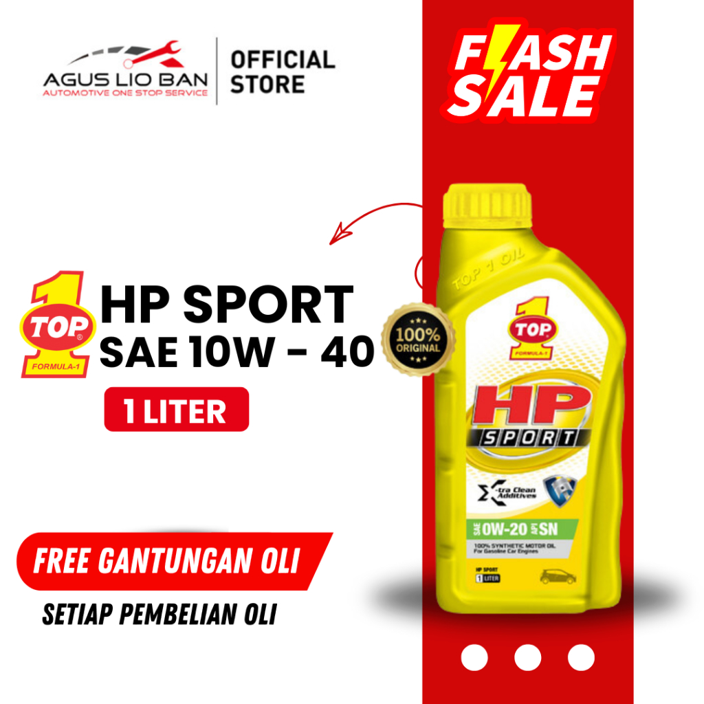 Agus Lio Ban - Oli Mobil TOP 1 0W-20 HP SPORT 1 LITER