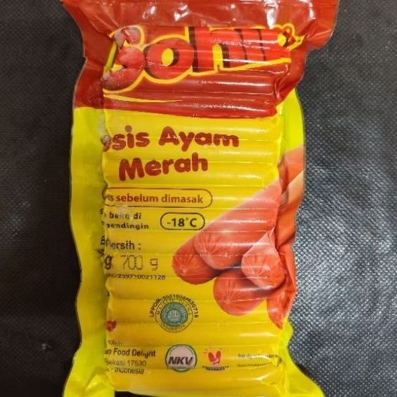 

Sohib Sosis Ayam Merah 700gr