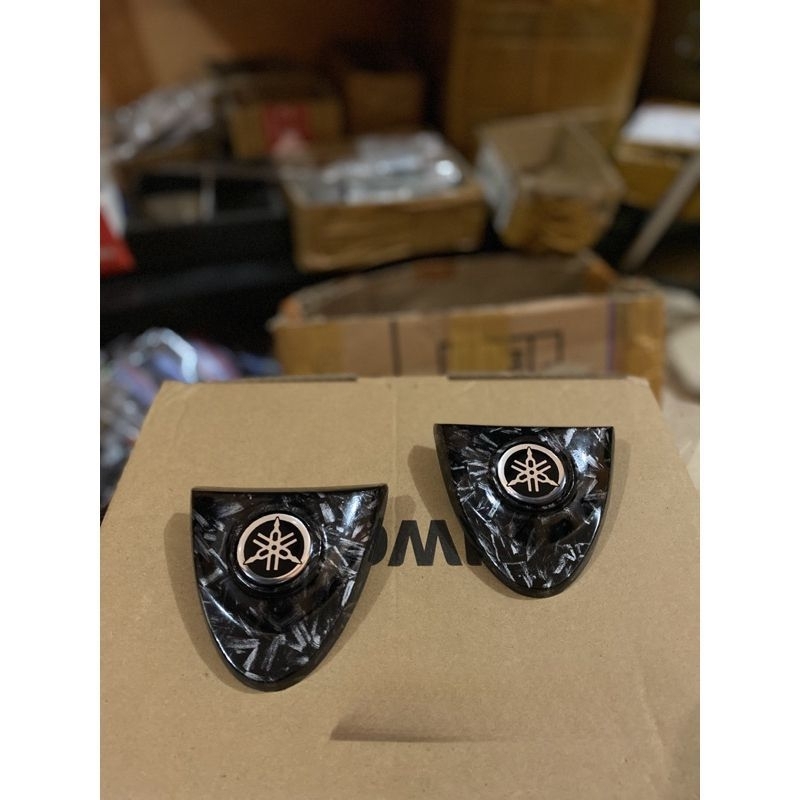 Emblem yamaha fizr emblem dasi dada fizr carbon motif forged