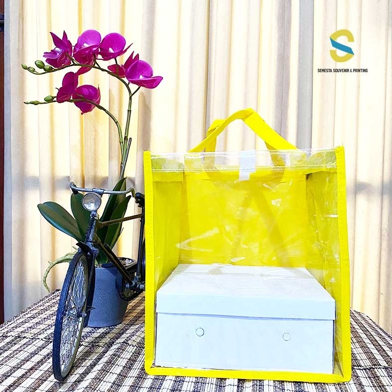 

Ready Stok Tas Hajatan Goodie Bag Kombinasi Mika Ukuran Kardus UK 24 Siap Kirim