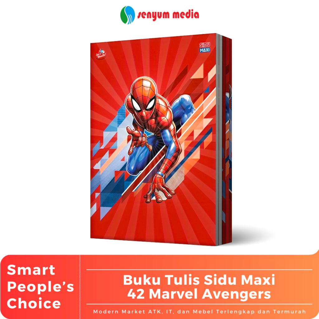 

Buku Tulis Sinar Dunia SIDU MAXI MARVEL AVENGERS 42 Lembar (1 Pack Isi 5 Buku) (S:PAK)