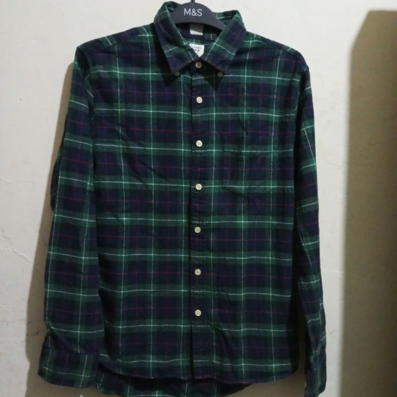 Kemeja flanel thripting original brand Flanel  check by POLHAM