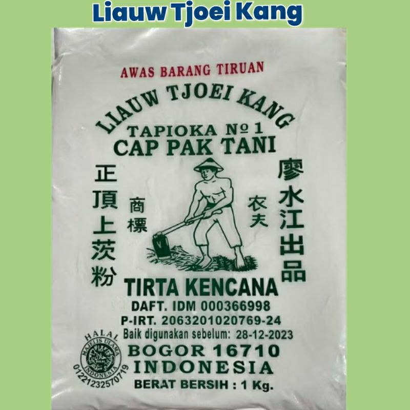 

Tepung Tapioka Liauw Tjoei Kang / sagu Tani 1kg
