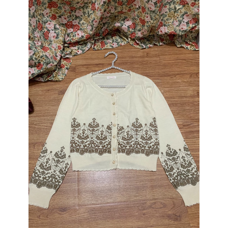Liz Lisa Emboss Kawaii Cardigan Sweater