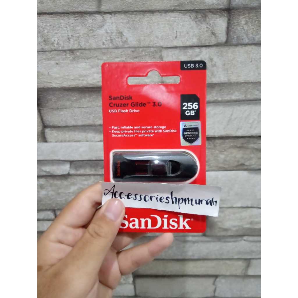 FLASHDISK SANDISK 256GB CRUZER GLIDE