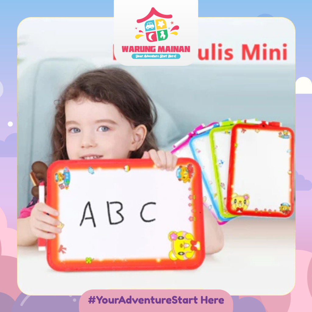 

[WARUNGMAINAN] [WM179] Papan Tulis mini Anak Karakter Lucu Writing Boardi foto Cartoon Lotso Full Round Drill Rhinestone Mosaic Picture