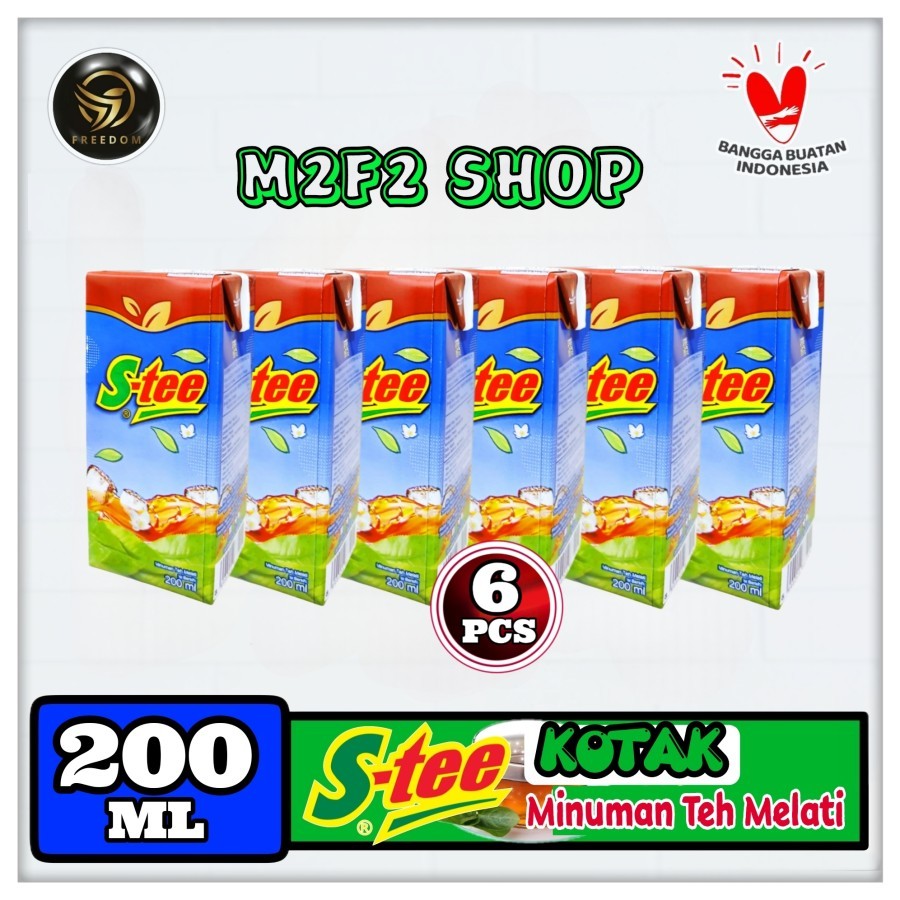 

S-tee | Stee Minuman Teh Kotak - 200 ml (Kemsan 6 Pcs)