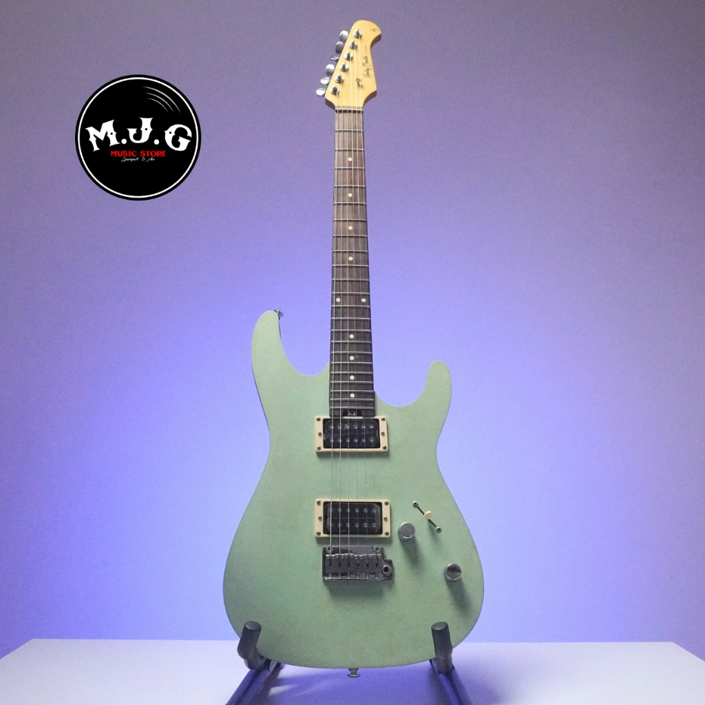 gitar elektrik harley benton stratocaster flat top MII