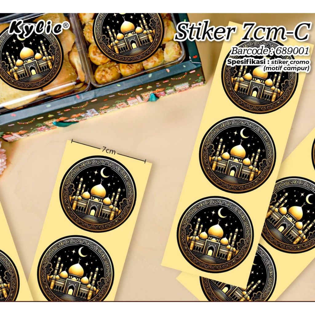

Stiker Idul Fitri isi 4lembar Label Toples Dus Kue