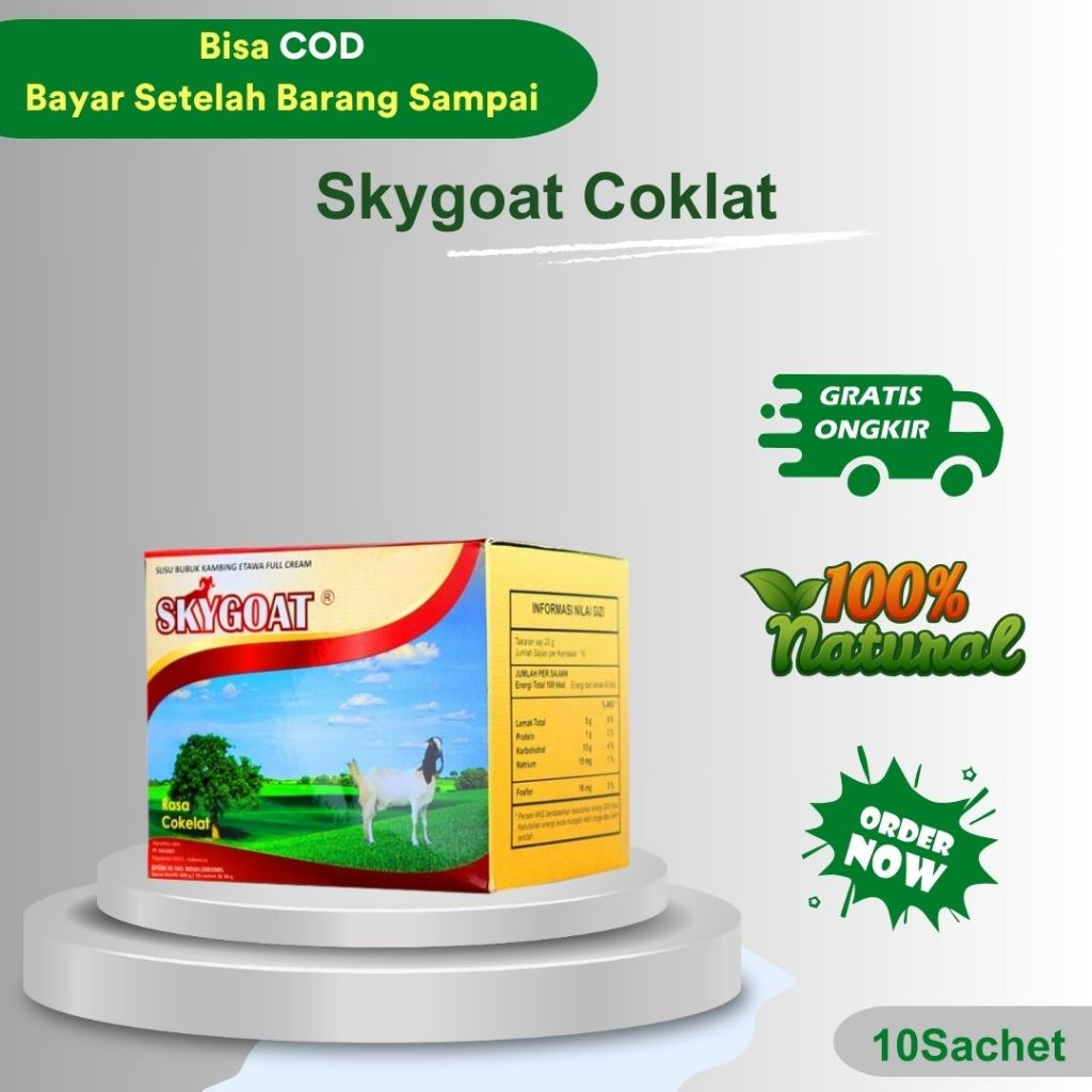 

Skygoat Coklat Membantu Menguatkan Tulang - Isi 10Sachet