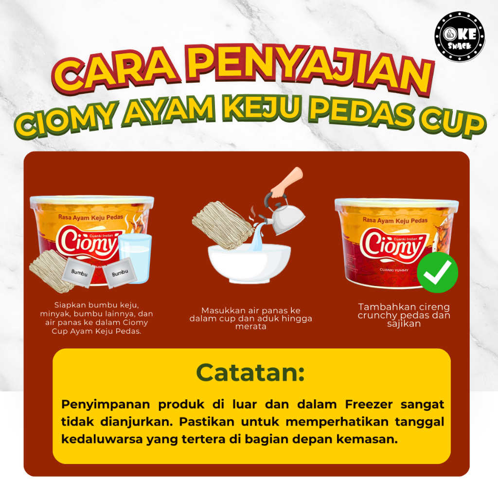 

Promo 7.7 Paket Bundling Ciomy Cuanki Ayam Keju Pedas Kemasan Kecil 40 Gram Isi 6 Pcs