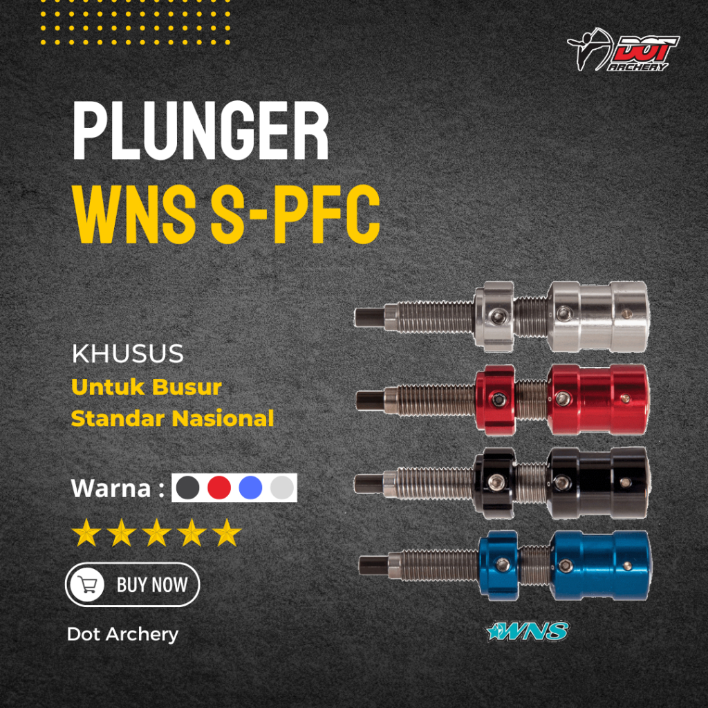 Plunger Panahan WNS S-PFC Original Korea Cushion Button Busur Recurve Barebow