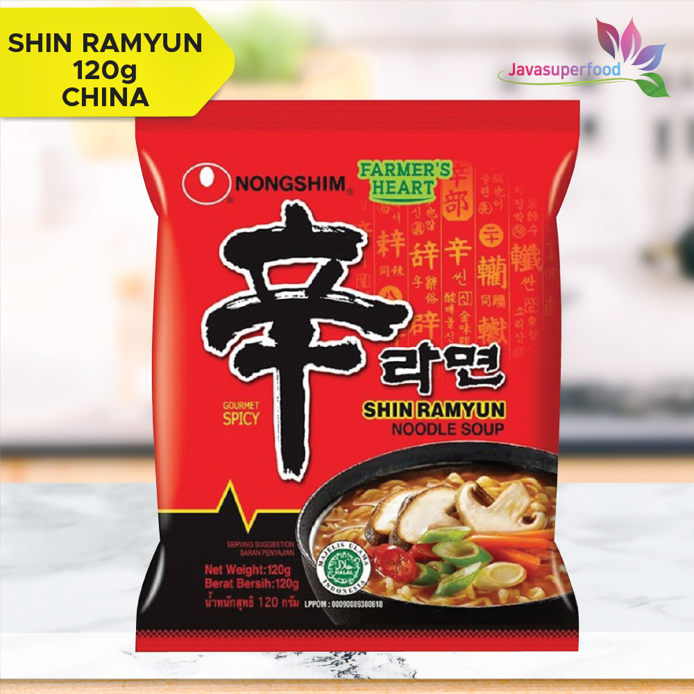 

Nongshim Shin Ramyun 120g - spicy noodle (China)