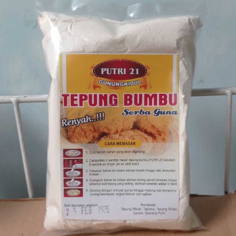 

Tepung Bumbu Mocaf Serba Guna Untuk Makanan