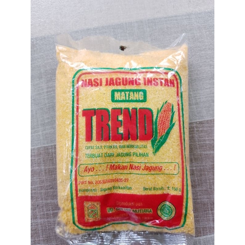 

nasi jagung instan(matang)