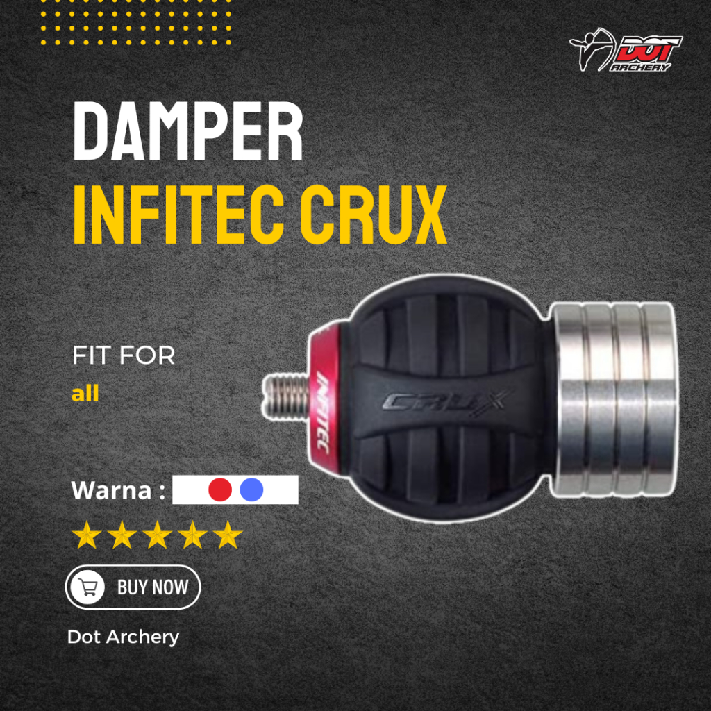 Damper Panahan Infitec Crux | Peredam Getaran Busur Recurve | Aksesoris Panahan