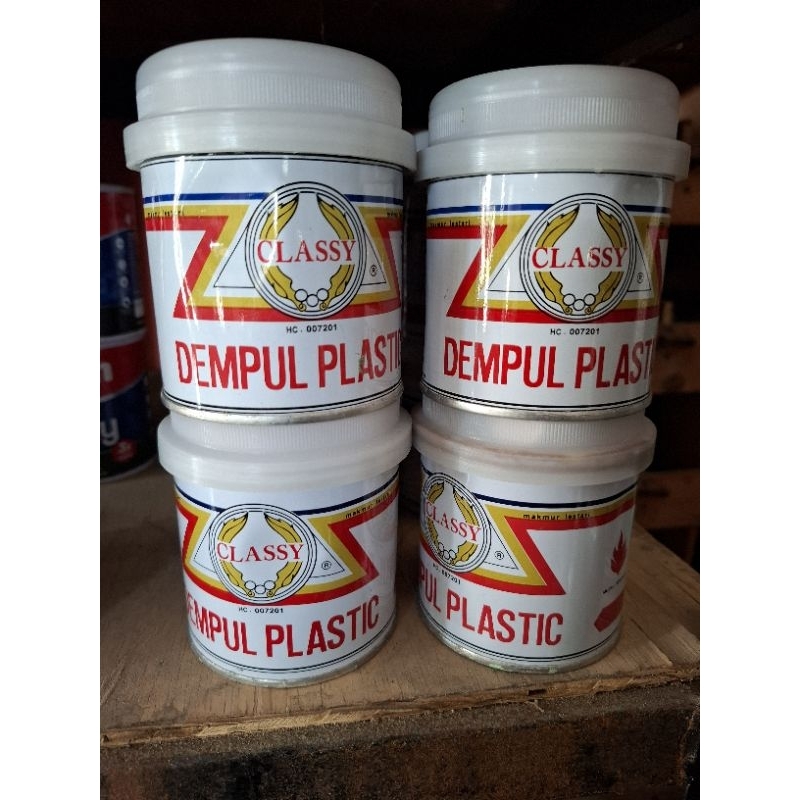 DEMPUL CLASSY 250 GRAM DEMPUL PLASTIK DEMPUL BESI DEMPUL KAYU