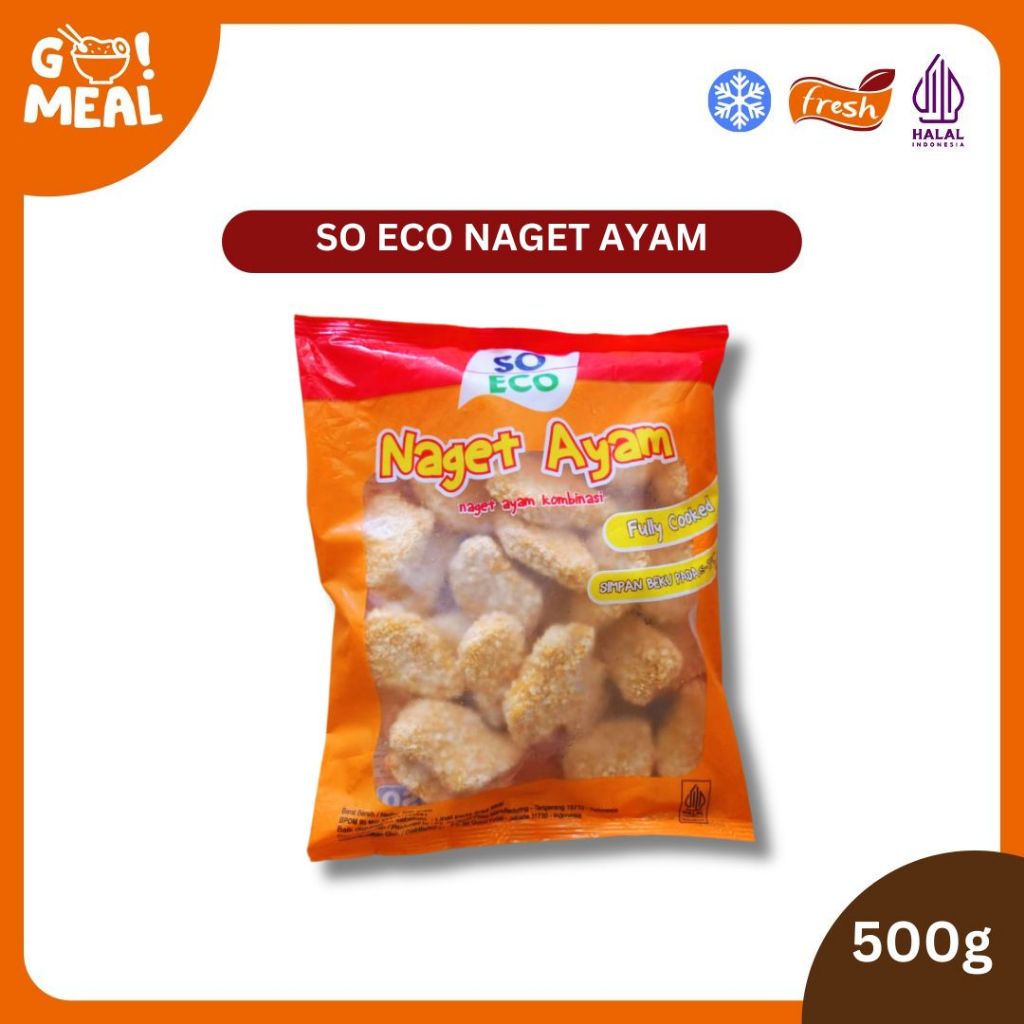 

NUGET SO ECO AYAM/NUGGET AYAM/SO ECO NUGGET 250G/SO ECO NUGET 500G