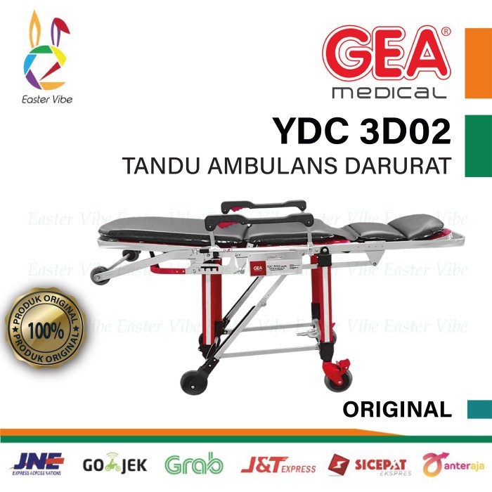 GEA YDC 3D02 AMBULANCE TANDU DARURAT EMERGENCY STRETCHER