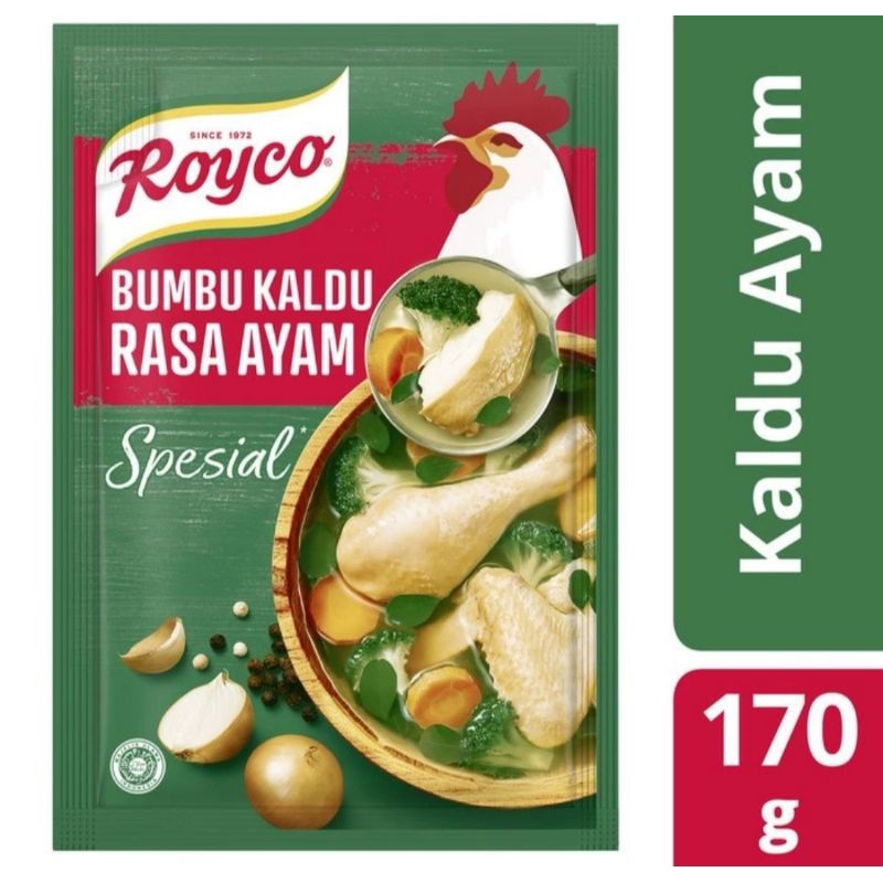 

Royco bumbu kaldu rasa ayam spesial 170gr