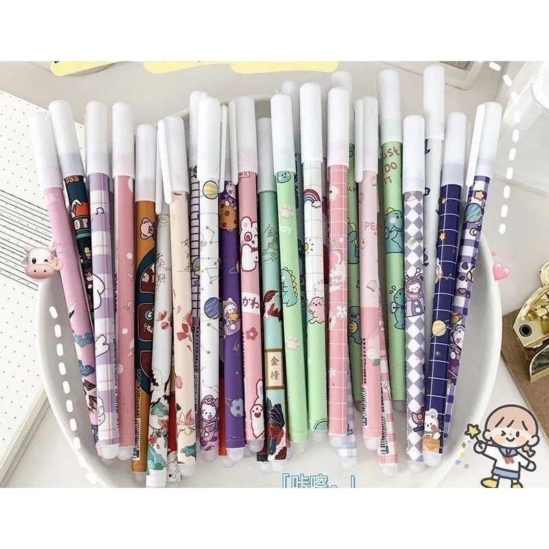 

Pulpen anime Bisa Dihapus Bolpoin isi 12 pcs Gel Erasable Pen Pena Yang Bisa Dihapus Lucu Hapus/ballpoint isi 12 pcs