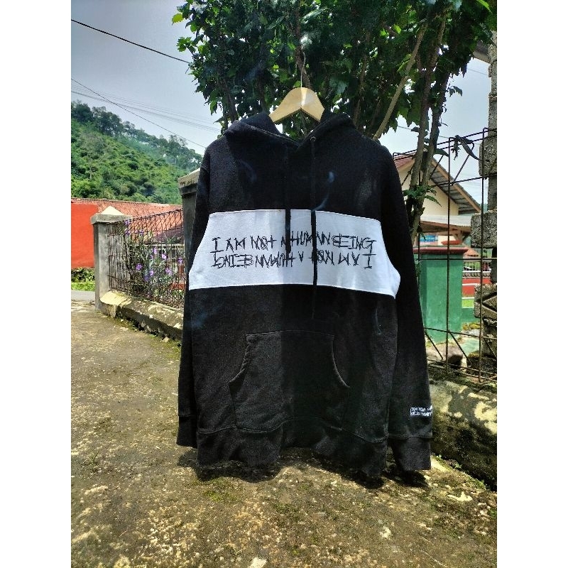 Hoodie I'am not human being second original
