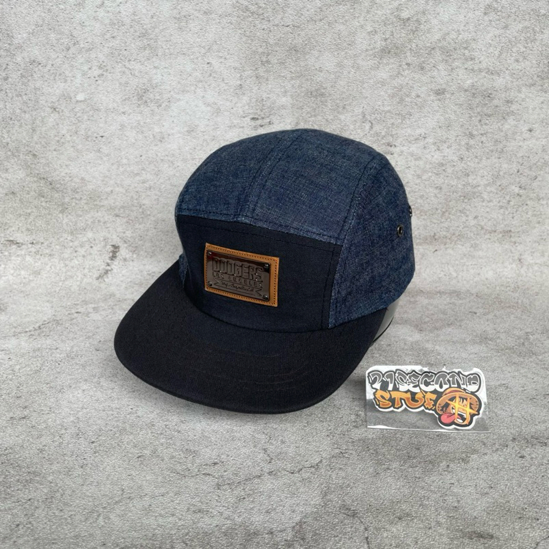 Topi MLB Dodgers 5Panel Denim Dewasa Second