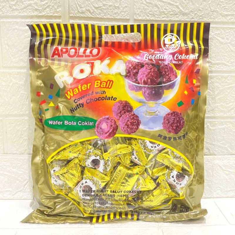 

[ DUS / 16 Bag Kecil @50pcs ] APOLLO ROKA Wafer Ball