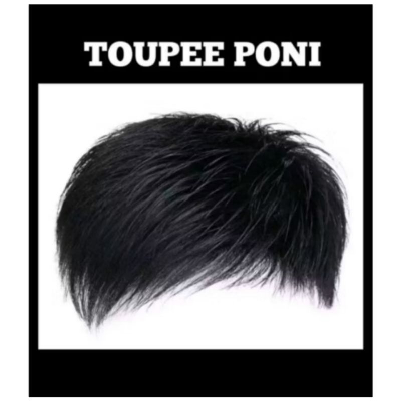 WIG PENUTUP KEBOTAKAN PRIA WIG RAMBUT PALSU PRIA BOTAK TOUPEE PRIA
