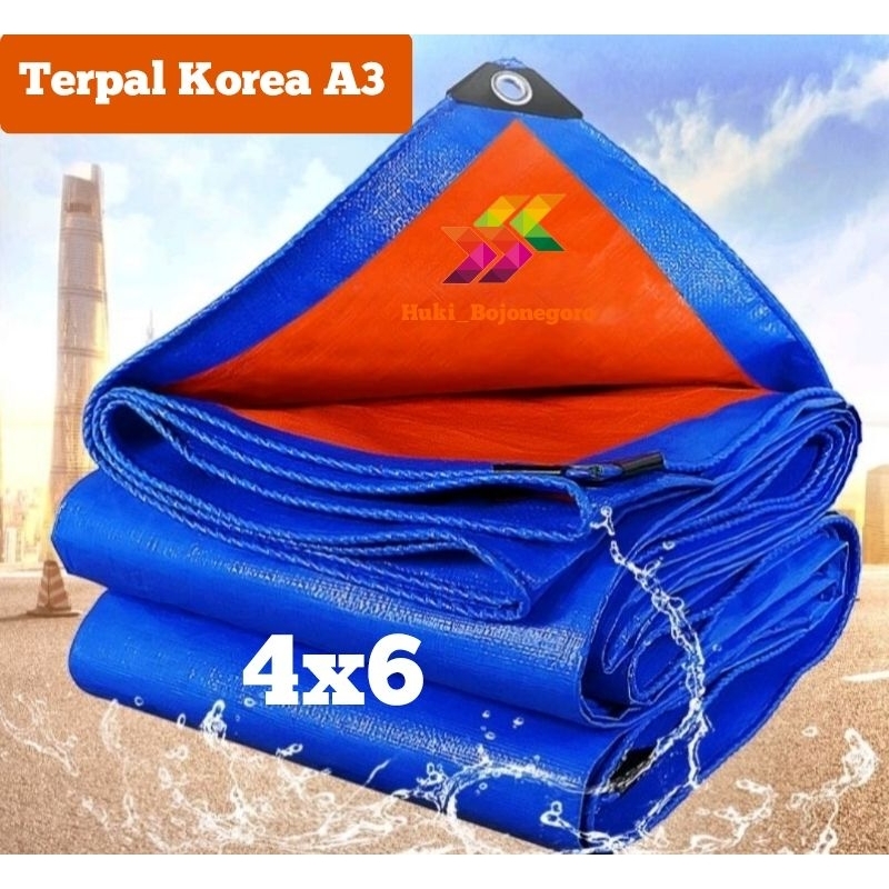terpal Korea A3 4x6 terpal tenda terpal anti air terpal premium