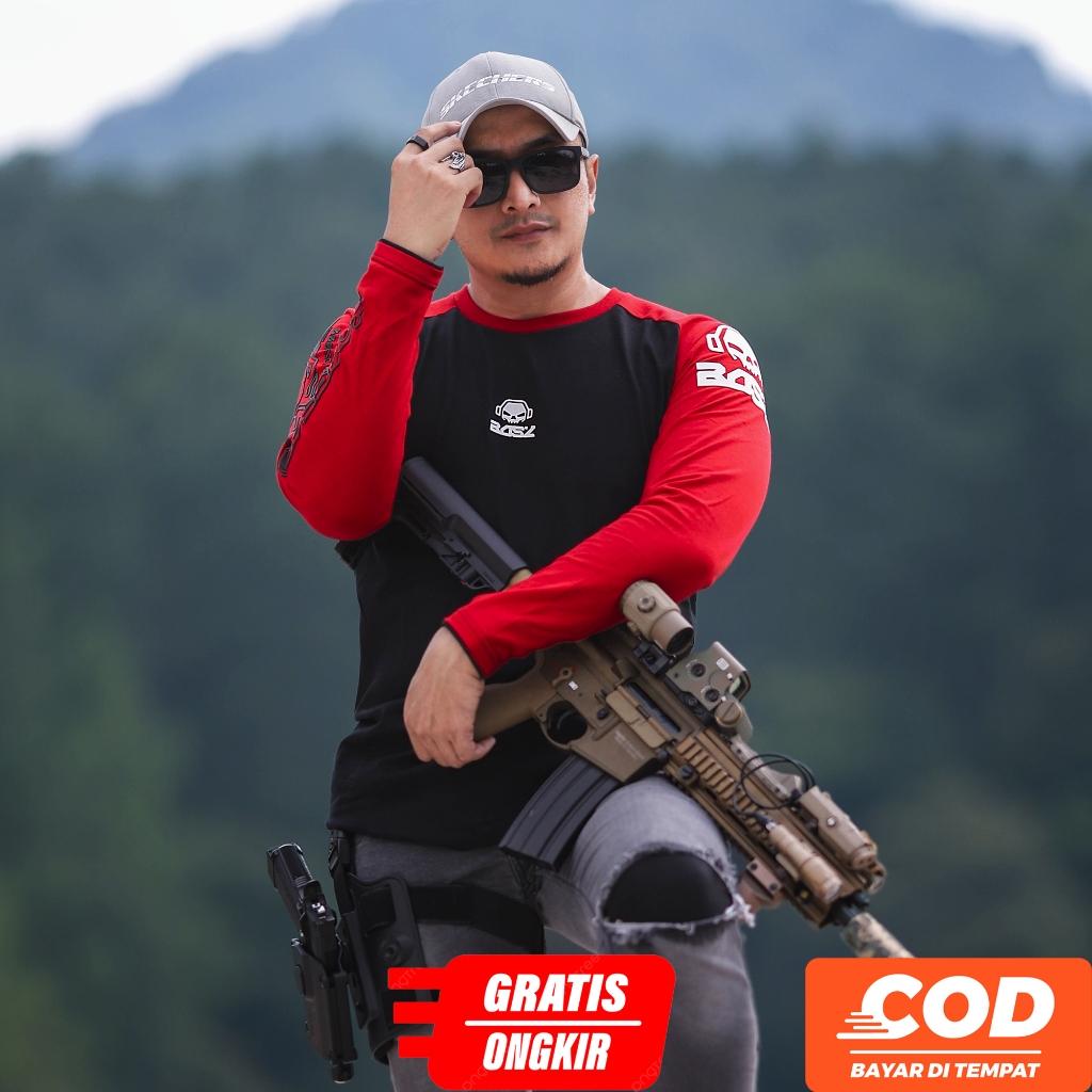 KAOSBOS.ID Tactical Series ~ T Shirt Kaos Distro Pakaian Atasan Tactical Brimob Polisi Abri