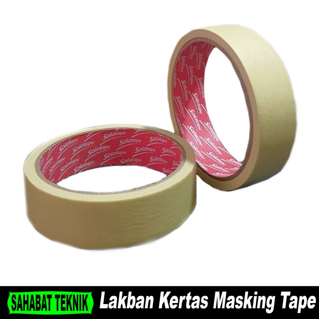 

Masking Tape 1 inch / Lakban Kertas 24 mm / Solatip Kertas 1 inch