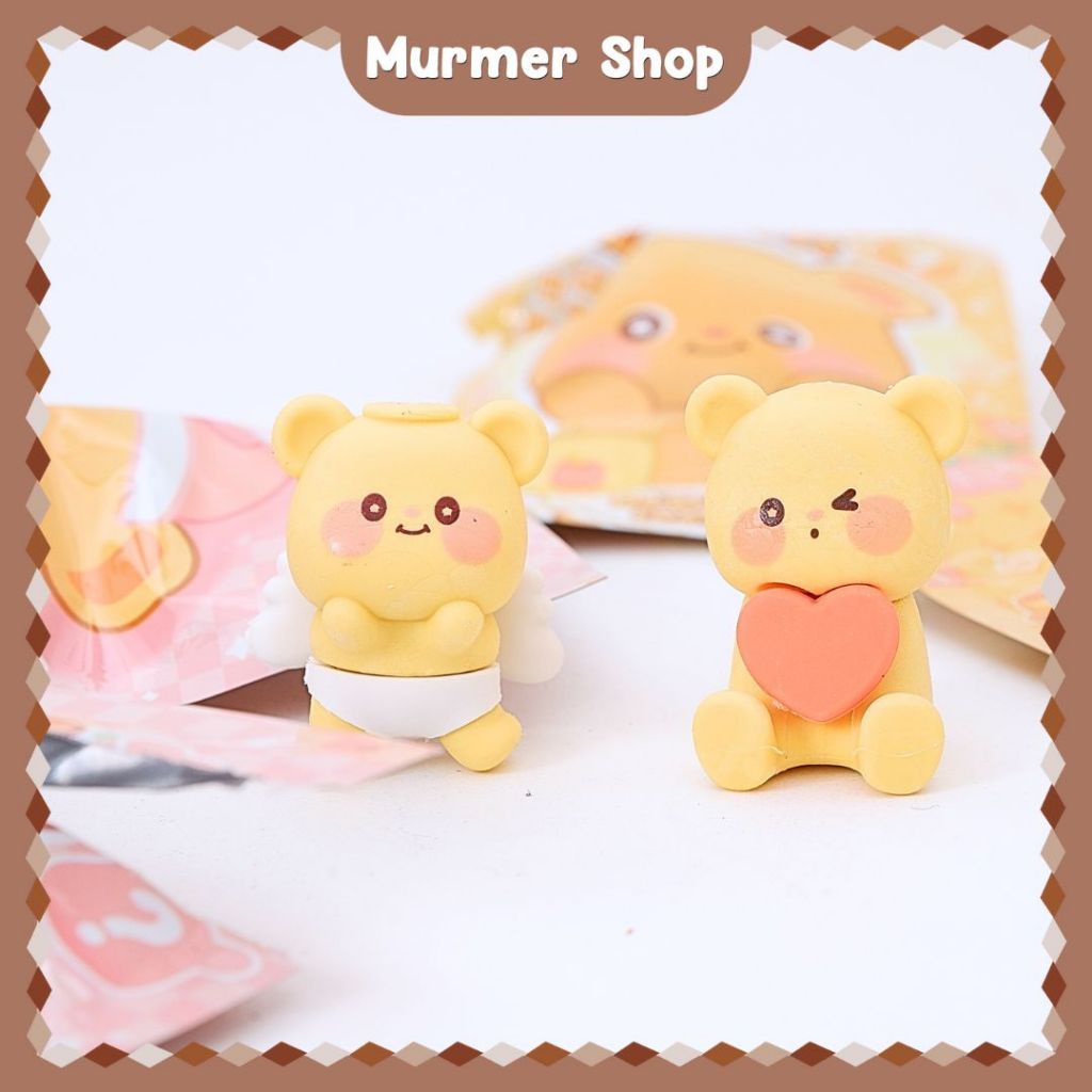 

Penghapus Mistery Bag B-1013 Butter Bear Eraser Penghapus Karet Blind Box Beruang Kuning