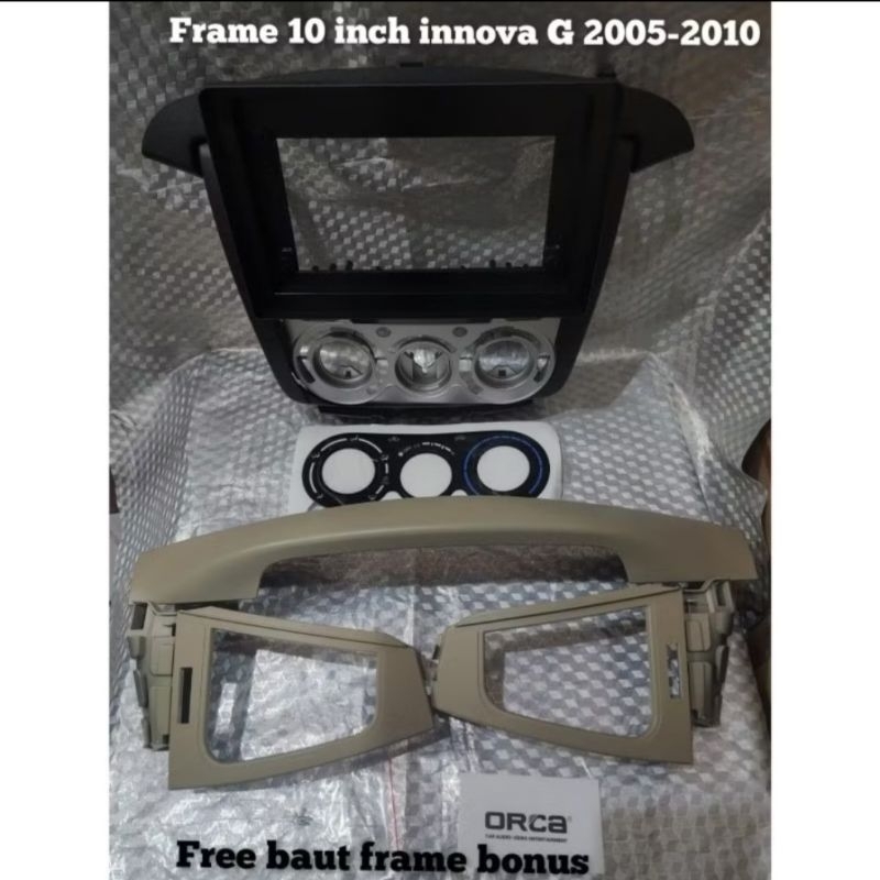 frame head unit android 10 inch mobil innova 2005-2010