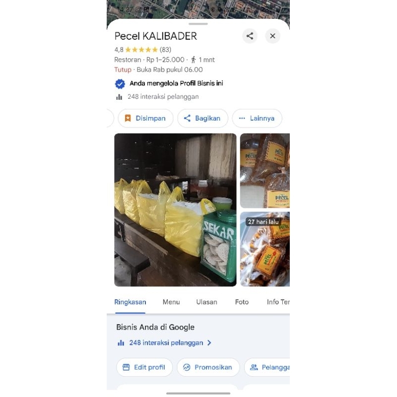 

sambal pecel kalibader 250gram