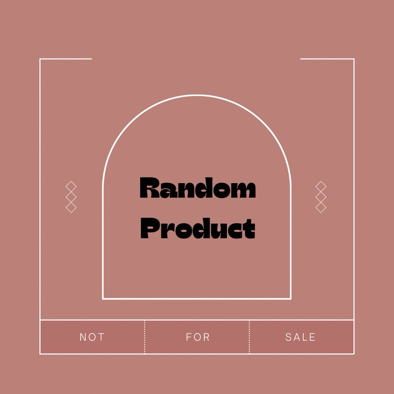 

Random Product (Gift-Not for Sale)