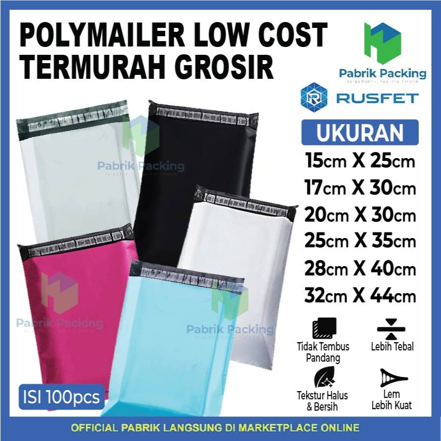 

Amplop Plastik Polymailer Packaging Online Amplop Polymailer Rusfet Termurah pack