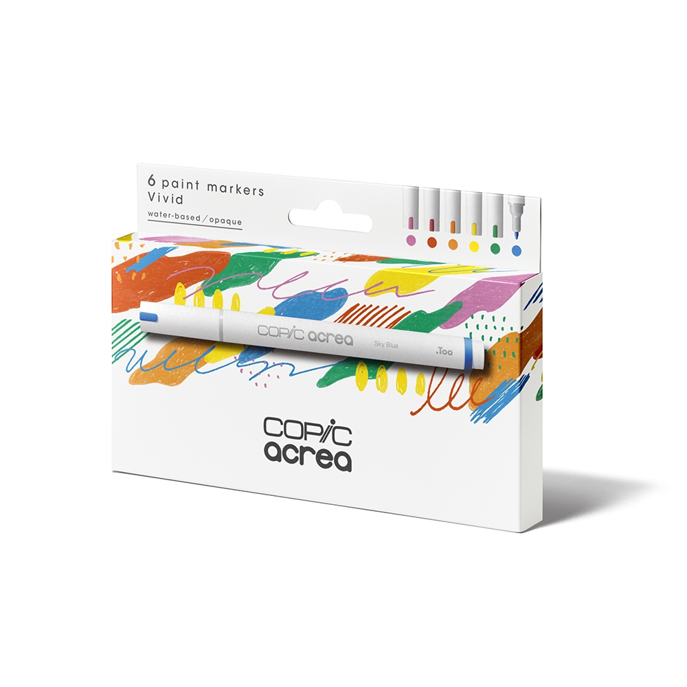 

Copic Acrea 6 Colors Set Vivid