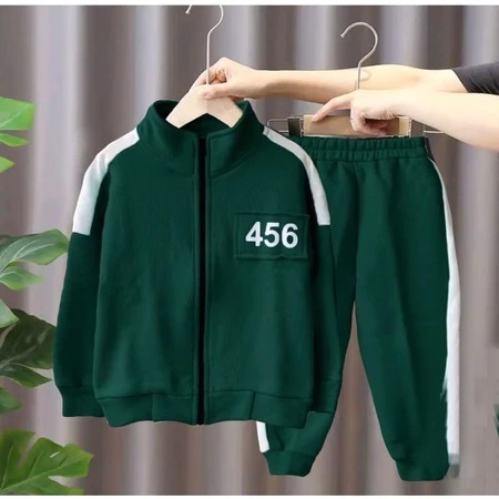 setelan jaket squid game anak laki laki/perempuan termurah dan terlaris jaket squid gime anak 1-12 t