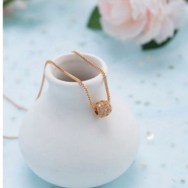 kalung Bola Kristal Xuping Fashion Wanita CX001