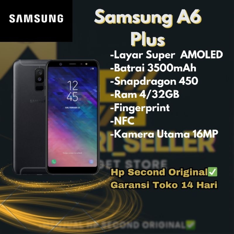 Samsung galaxy A6+ SECOND Ori